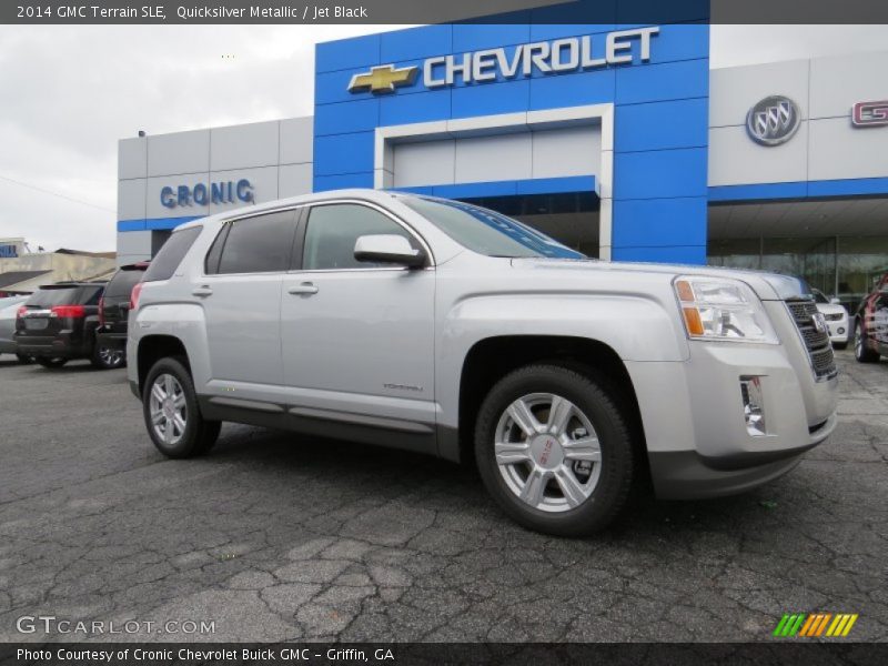 Quicksilver Metallic / Jet Black 2014 GMC Terrain SLE