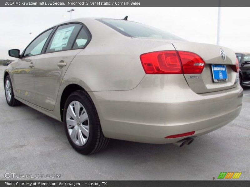 Moonrock Silver Metallic / Cornsilk Beige 2014 Volkswagen Jetta SE Sedan