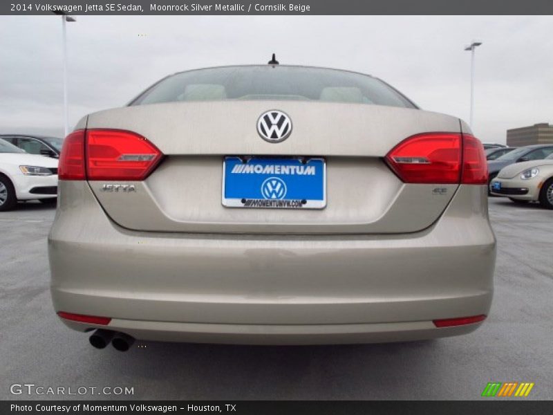 Moonrock Silver Metallic / Cornsilk Beige 2014 Volkswagen Jetta SE Sedan