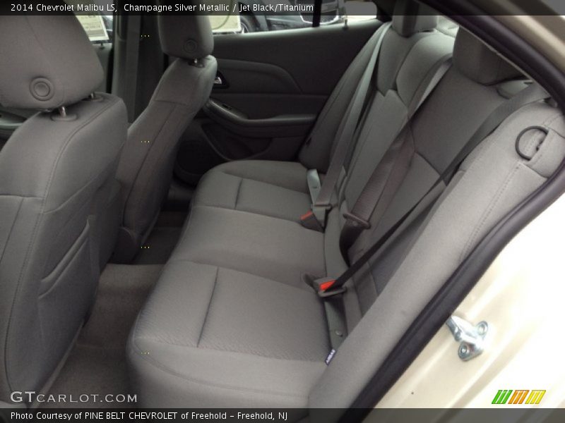 Champagne Silver Metallic / Jet Black/Titanium 2014 Chevrolet Malibu LS