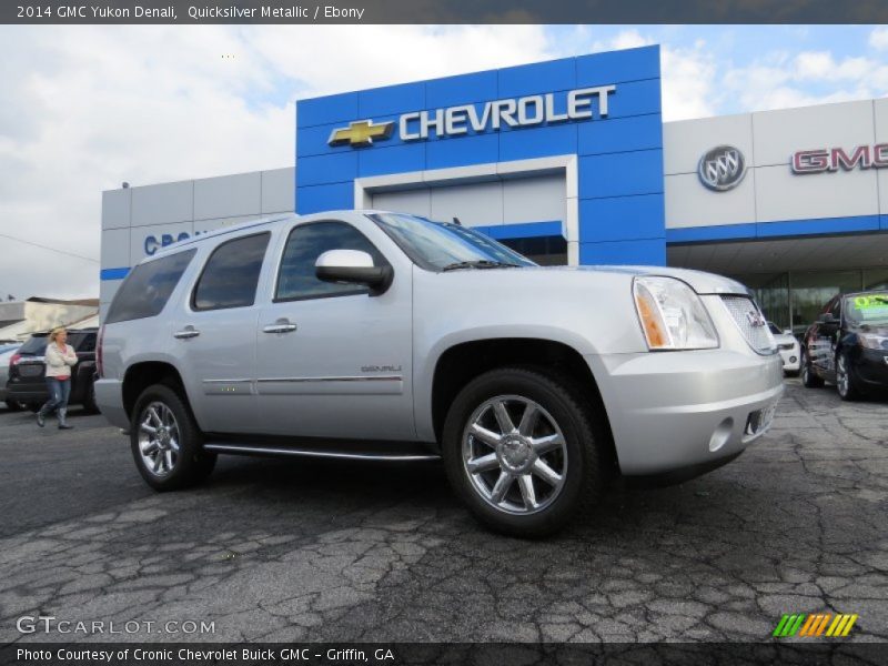 Quicksilver Metallic / Ebony 2014 GMC Yukon Denali