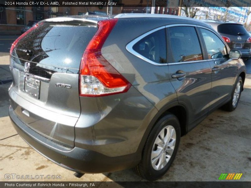 Polished Metal Metallic / Gray 2014 Honda CR-V EX-L AWD