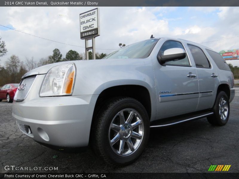 Quicksilver Metallic / Ebony 2014 GMC Yukon Denali