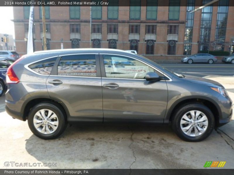 Polished Metal Metallic / Gray 2014 Honda CR-V EX-L AWD
