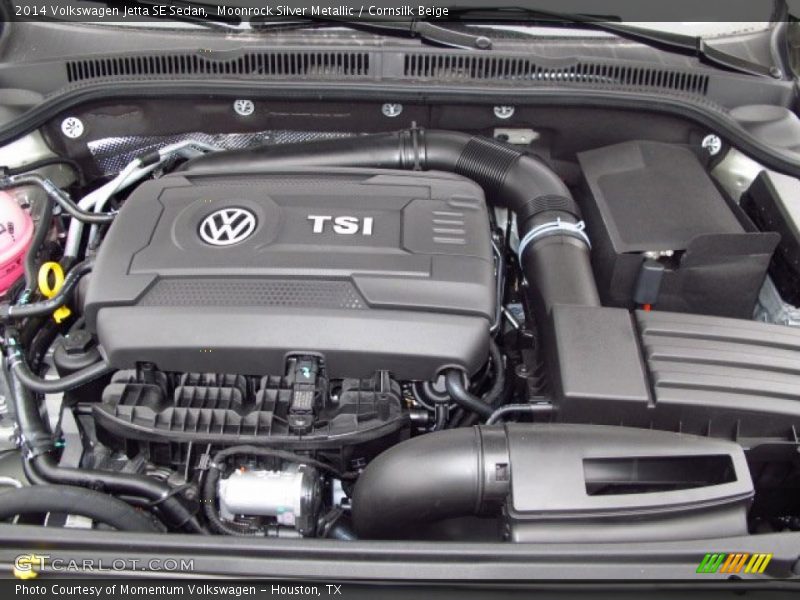 Moonrock Silver Metallic / Cornsilk Beige 2014 Volkswagen Jetta SE Sedan