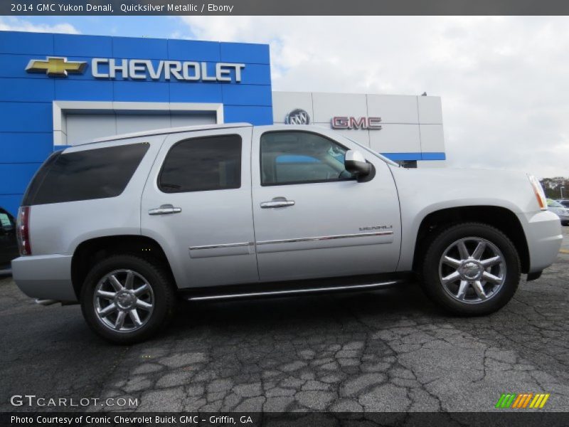 Quicksilver Metallic / Ebony 2014 GMC Yukon Denali