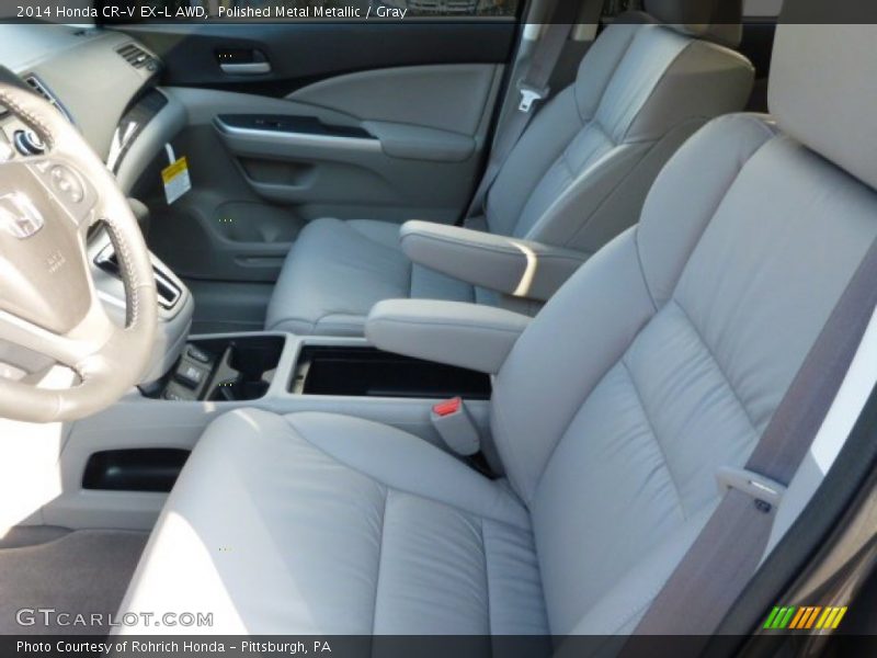 Polished Metal Metallic / Gray 2014 Honda CR-V EX-L AWD