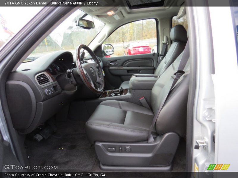 Quicksilver Metallic / Ebony 2014 GMC Yukon Denali