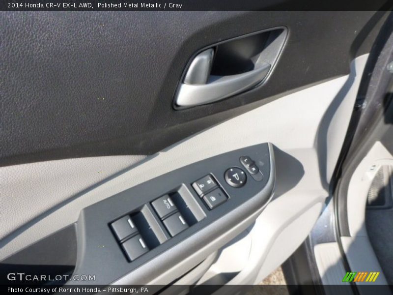 Polished Metal Metallic / Gray 2014 Honda CR-V EX-L AWD