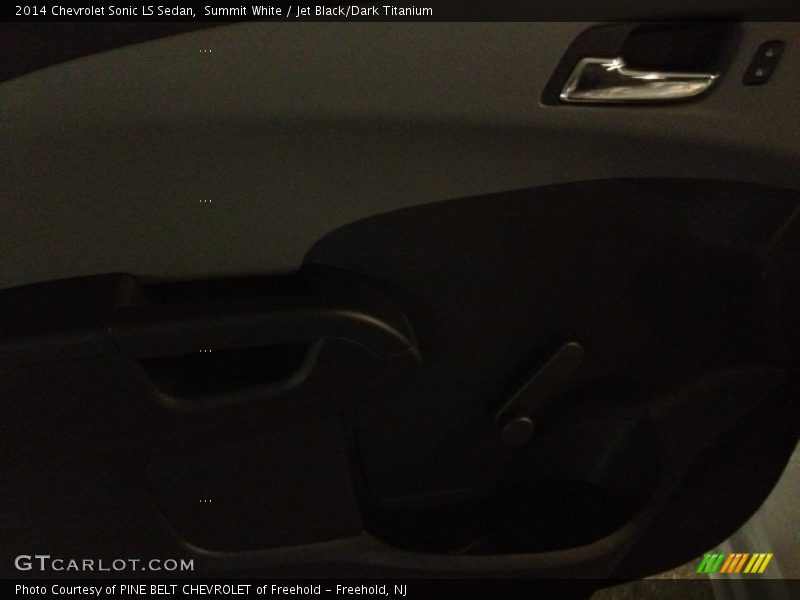 Summit White / Jet Black/Dark Titanium 2014 Chevrolet Sonic LS Sedan