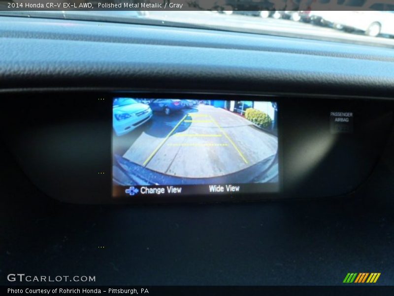 Polished Metal Metallic / Gray 2014 Honda CR-V EX-L AWD