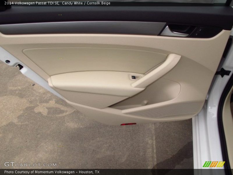 Candy White / Cornsilk Beige 2014 Volkswagen Passat TDI SE