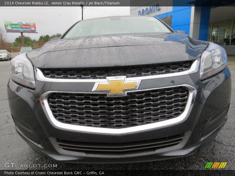 Ashen Gray Metallic / Jet Black/Titanium 2014 Chevrolet Malibu LS