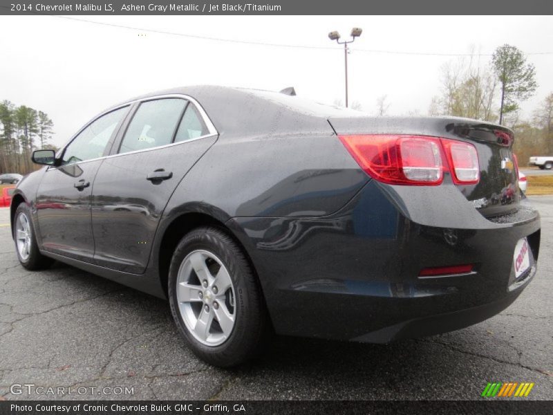 Ashen Gray Metallic / Jet Black/Titanium 2014 Chevrolet Malibu LS