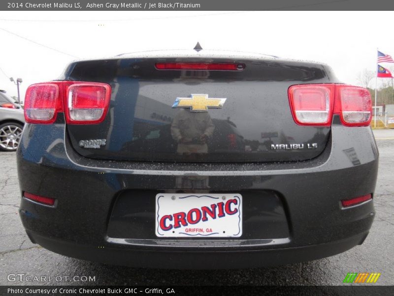 Ashen Gray Metallic / Jet Black/Titanium 2014 Chevrolet Malibu LS