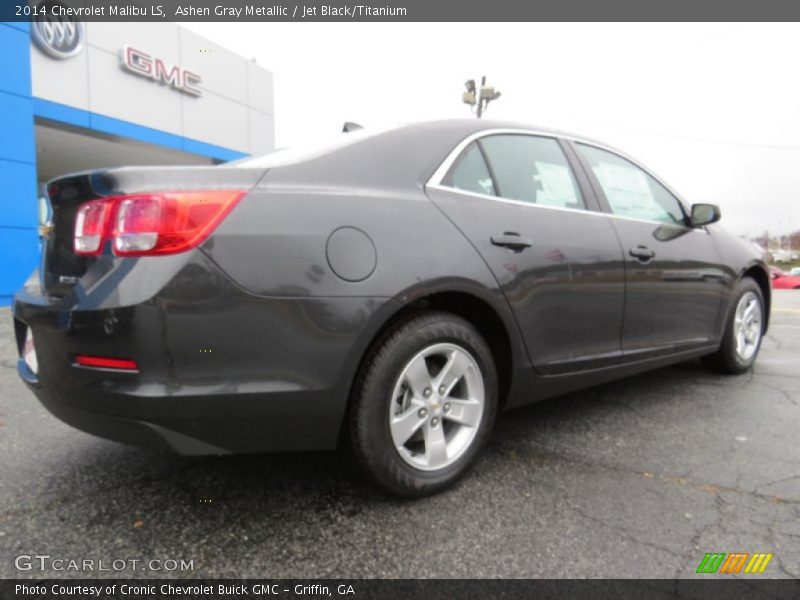 Ashen Gray Metallic / Jet Black/Titanium 2014 Chevrolet Malibu LS