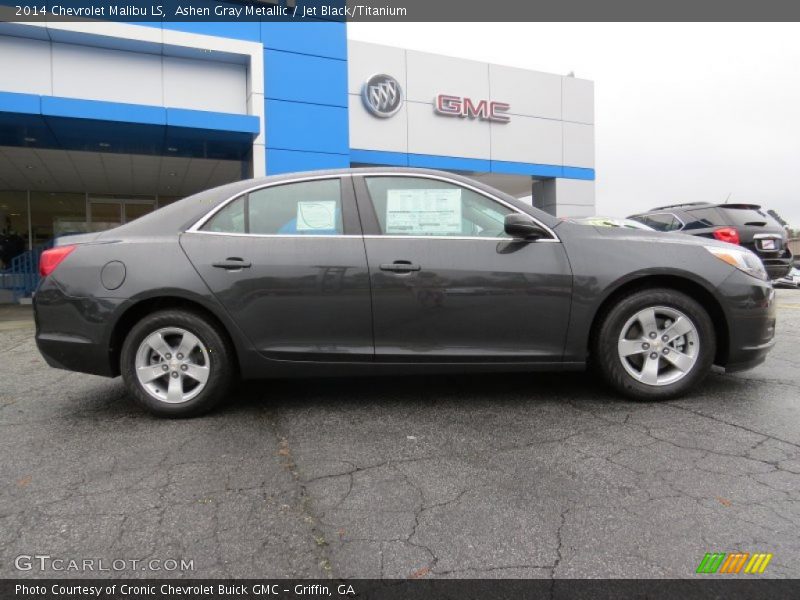 Ashen Gray Metallic / Jet Black/Titanium 2014 Chevrolet Malibu LS