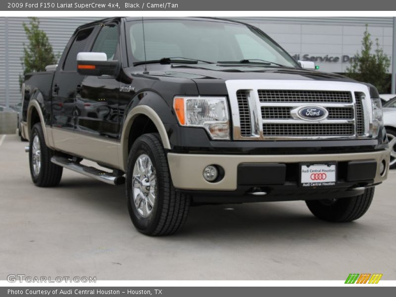 Black / Camel/Tan 2009 Ford F150 Lariat SuperCrew 4x4