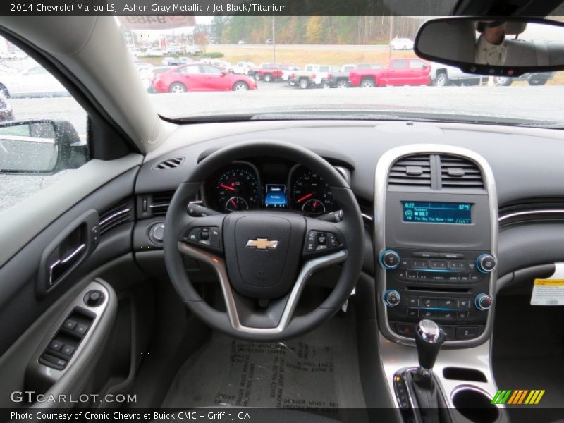 Ashen Gray Metallic / Jet Black/Titanium 2014 Chevrolet Malibu LS