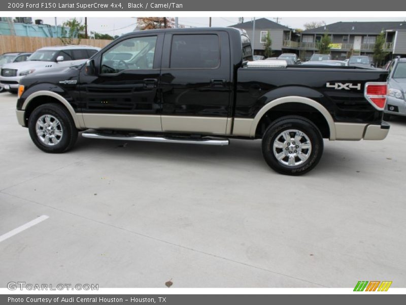 Black / Camel/Tan 2009 Ford F150 Lariat SuperCrew 4x4