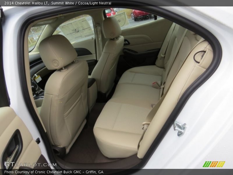 Summit White / Cocoa/Light Neutral 2014 Chevrolet Malibu LT