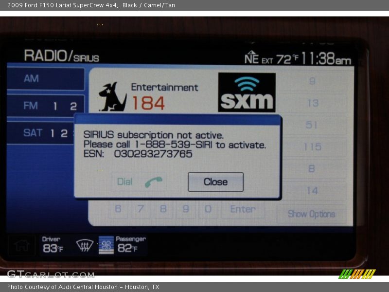 Black / Camel/Tan 2009 Ford F150 Lariat SuperCrew 4x4