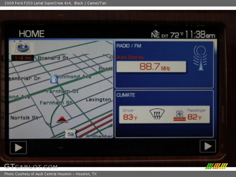 Black / Camel/Tan 2009 Ford F150 Lariat SuperCrew 4x4