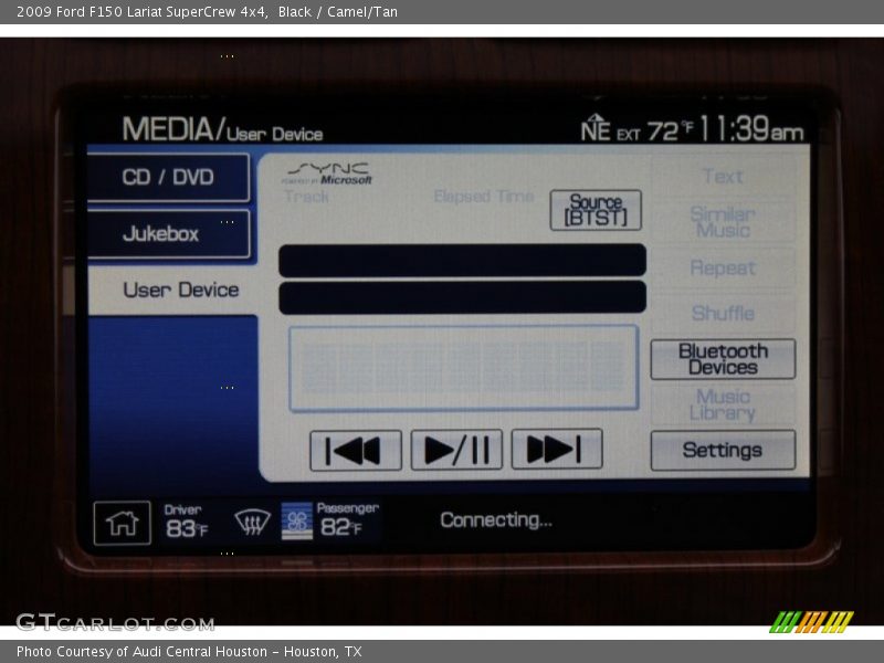 Black / Camel/Tan 2009 Ford F150 Lariat SuperCrew 4x4