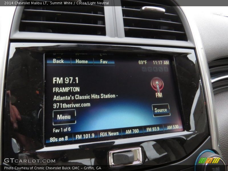 Summit White / Cocoa/Light Neutral 2014 Chevrolet Malibu LT