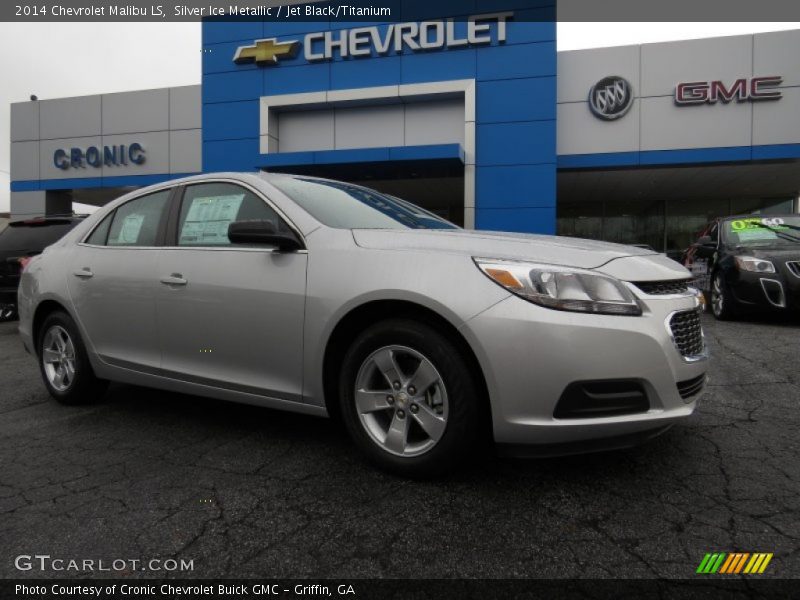 Silver Ice Metallic / Jet Black/Titanium 2014 Chevrolet Malibu LS