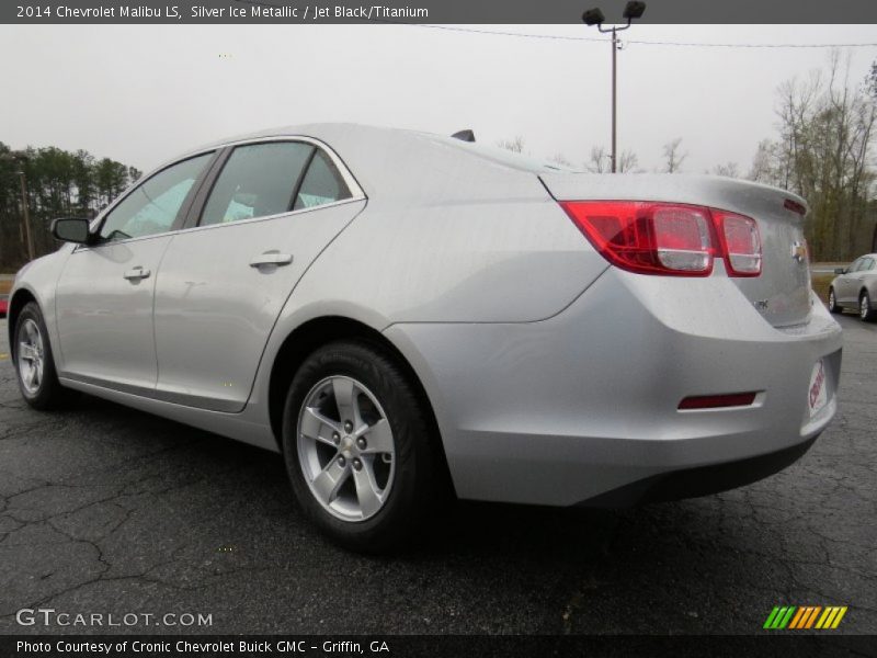 Silver Ice Metallic / Jet Black/Titanium 2014 Chevrolet Malibu LS