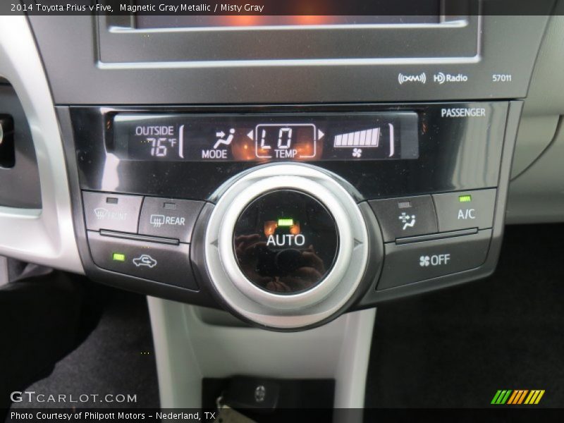 Controls of 2014 Prius v Five