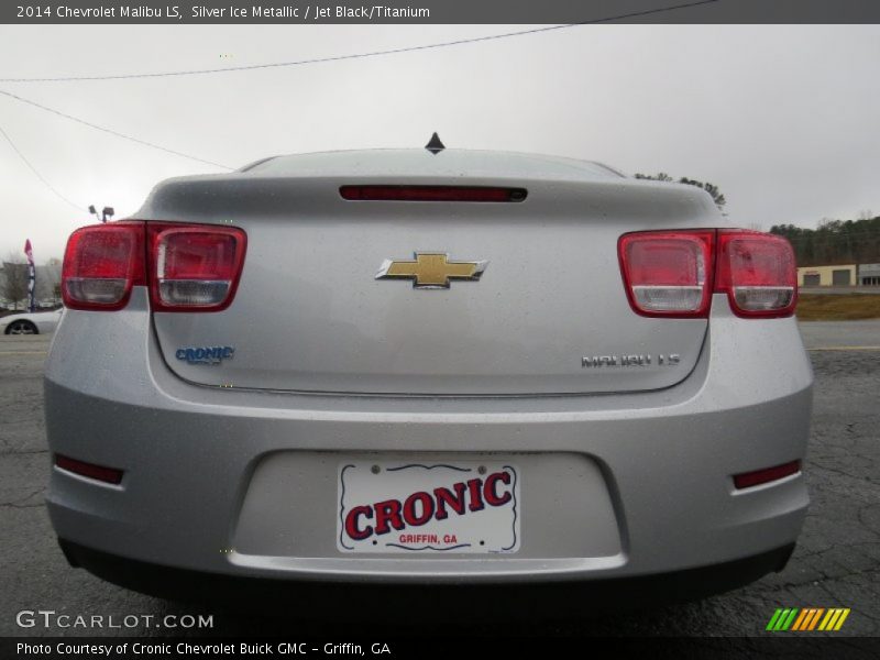 Silver Ice Metallic / Jet Black/Titanium 2014 Chevrolet Malibu LS