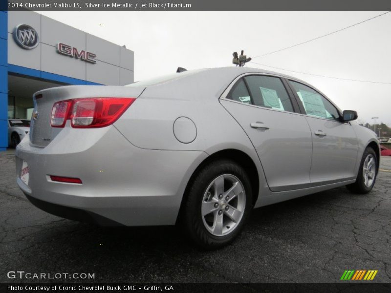 Silver Ice Metallic / Jet Black/Titanium 2014 Chevrolet Malibu LS