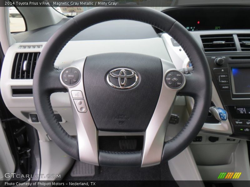  2014 Prius v Five Steering Wheel