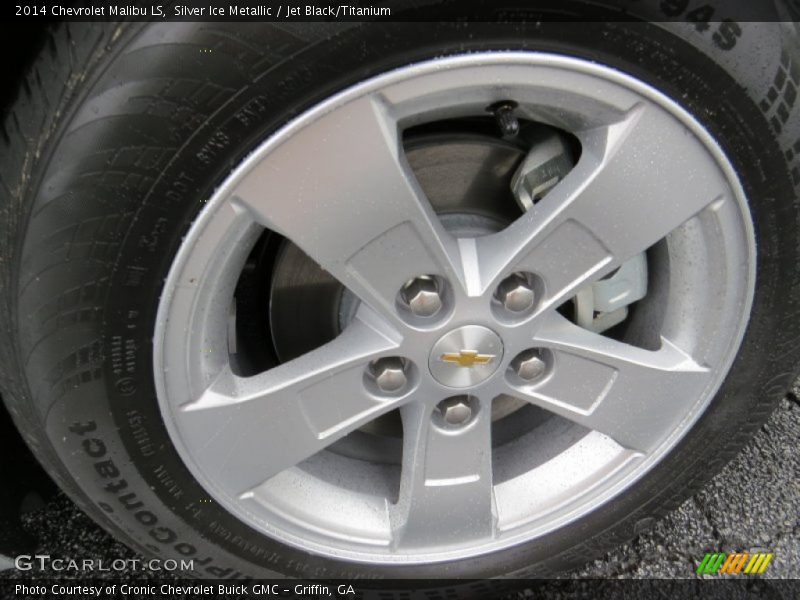 Silver Ice Metallic / Jet Black/Titanium 2014 Chevrolet Malibu LS