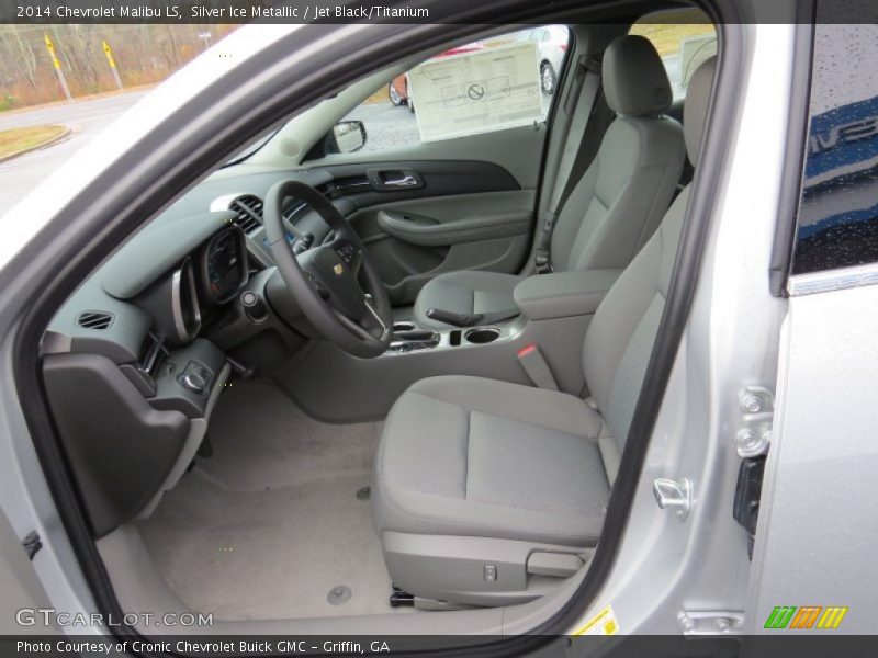 Silver Ice Metallic / Jet Black/Titanium 2014 Chevrolet Malibu LS