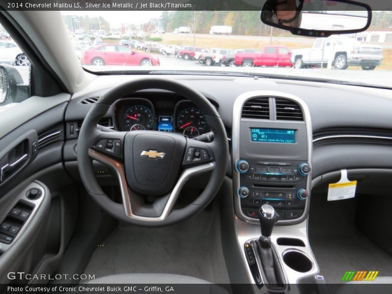 Silver Ice Metallic / Jet Black/Titanium 2014 Chevrolet Malibu LS