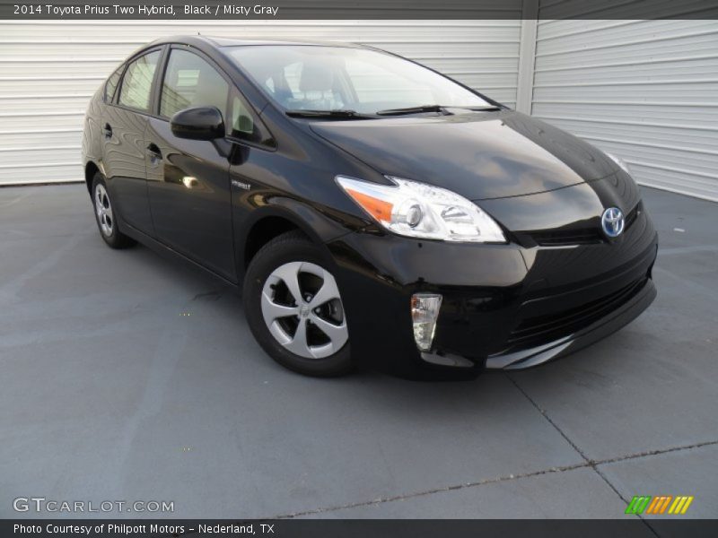 Black / Misty Gray 2014 Toyota Prius Two Hybrid