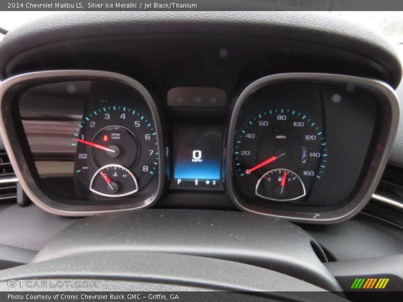 Silver Ice Metallic / Jet Black/Titanium 2014 Chevrolet Malibu LS