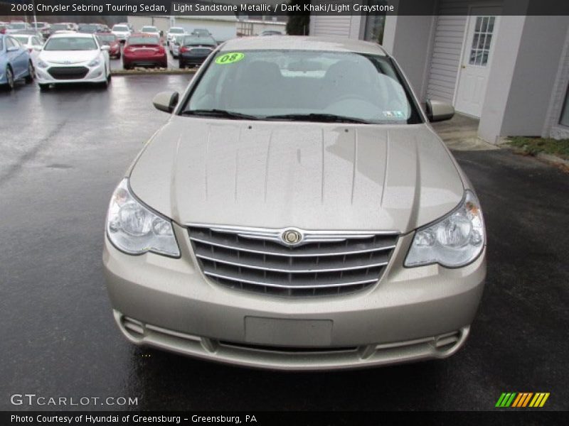 Light Sandstone Metallic / Dark Khaki/Light Graystone 2008 Chrysler Sebring Touring Sedan