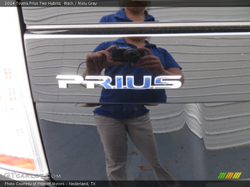 Black / Misty Gray 2014 Toyota Prius Two Hybrid