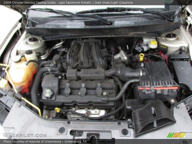 Light Sandstone Metallic / Dark Khaki/Light Graystone 2008 Chrysler Sebring Touring Sedan