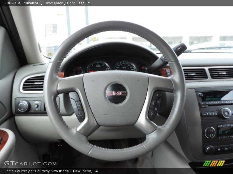 Onyx Black / Light Titanium 2009 GMC Yukon SLT