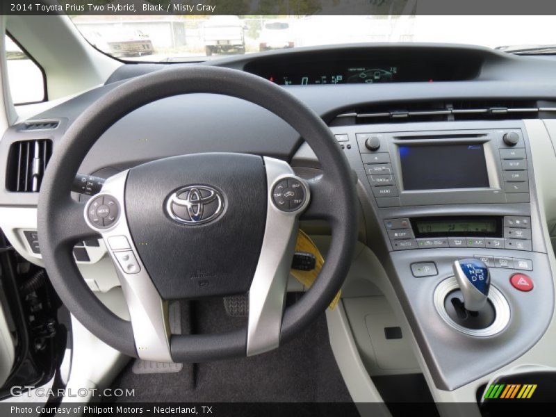 Black / Misty Gray 2014 Toyota Prius Two Hybrid