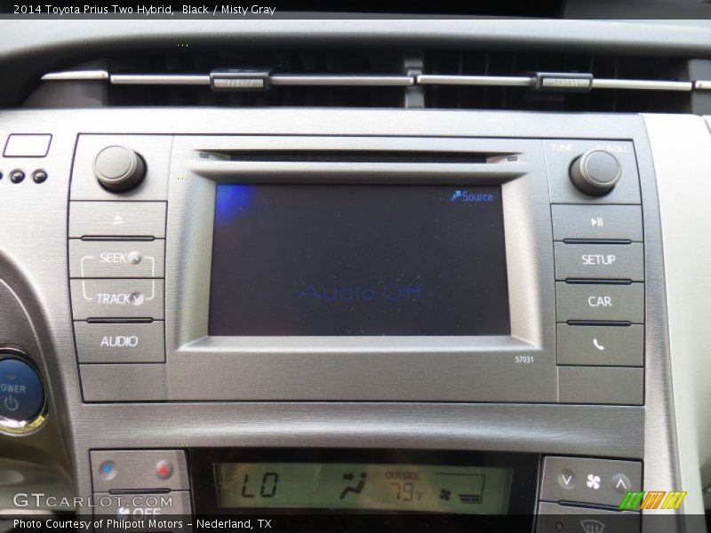 Controls of 2014 Prius Two Hybrid