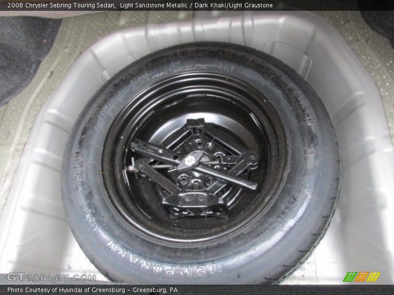 Light Sandstone Metallic / Dark Khaki/Light Graystone 2008 Chrysler Sebring Touring Sedan