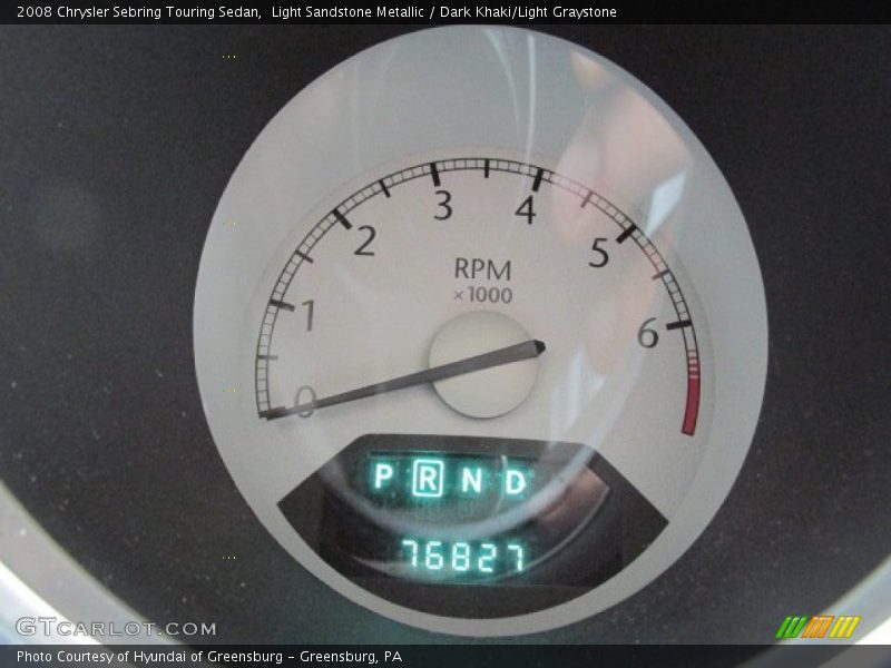Light Sandstone Metallic / Dark Khaki/Light Graystone 2008 Chrysler Sebring Touring Sedan