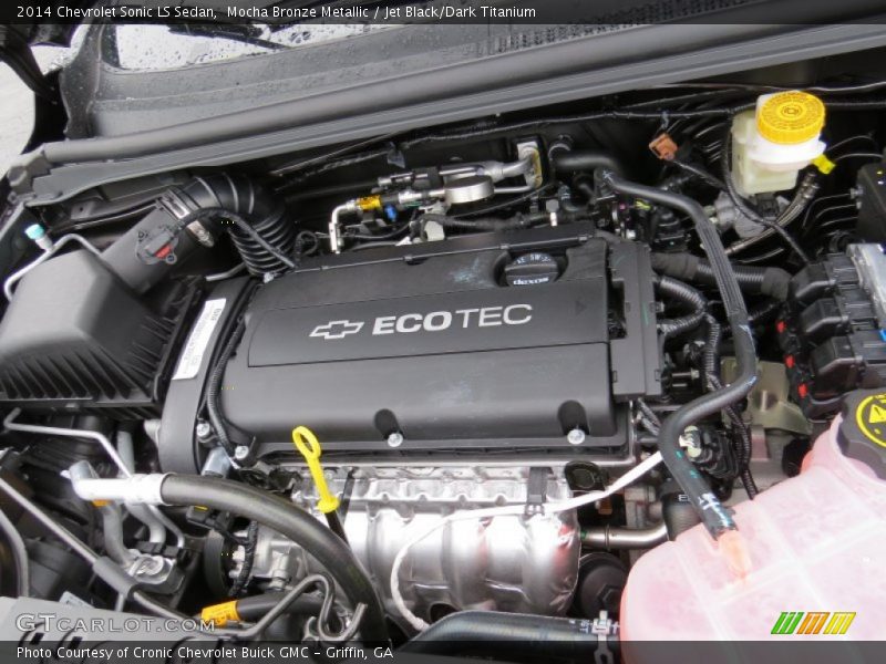 Mocha Bronze Metallic / Jet Black/Dark Titanium 2014 Chevrolet Sonic LS Sedan