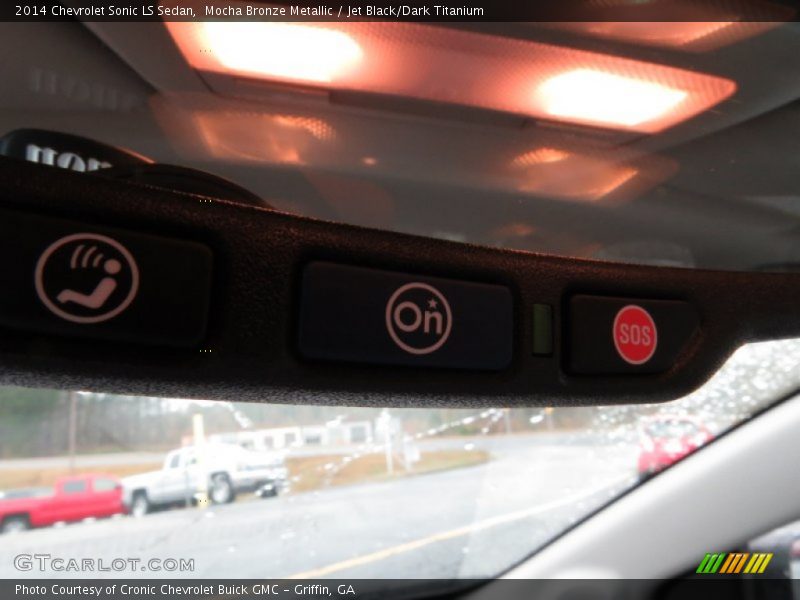 Mocha Bronze Metallic / Jet Black/Dark Titanium 2014 Chevrolet Sonic LS Sedan